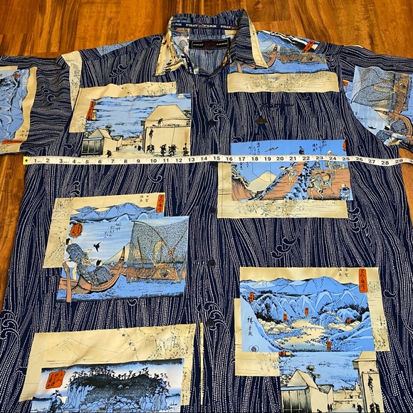 PHAT FARM men’s button down Samurai Japan shirt size 3XL - Picture 10 of 10